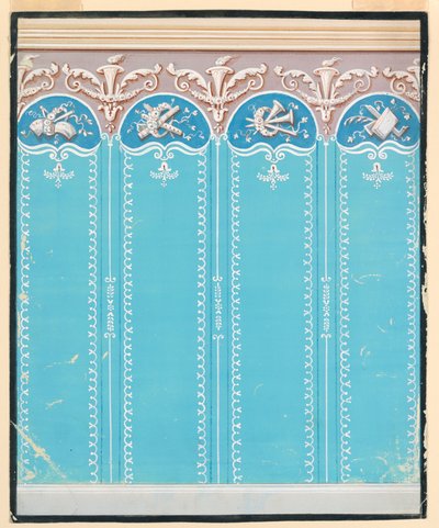 Disegno, Progetto di carta da parati, 1825-35 da Unknown
